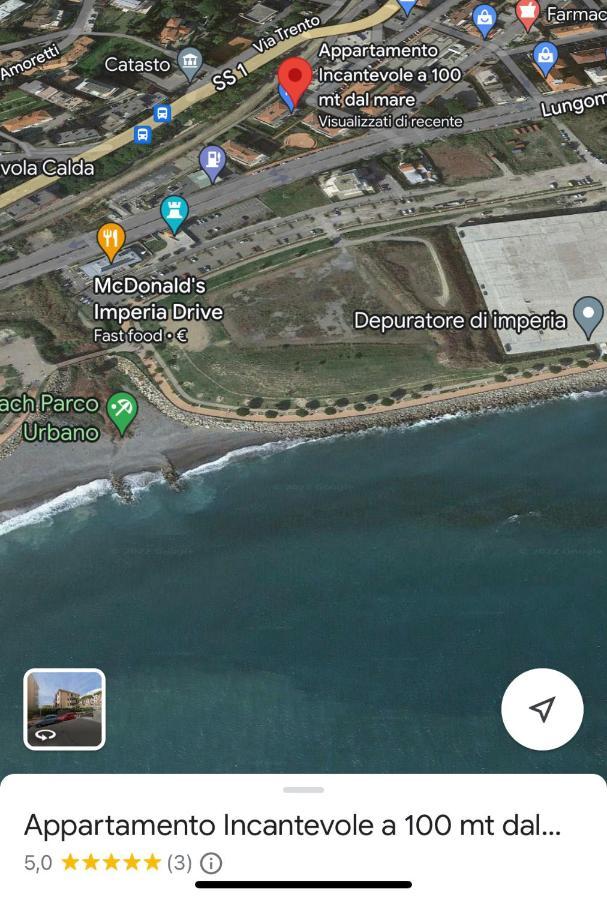 Appartamento Incantevole A 100Metri Dal Mare E Accanto Alla Pista Ciclabile Imperia Eksteriør bilde